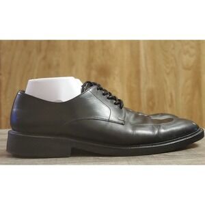 To Boot Black Leather Derby with Moc Toe